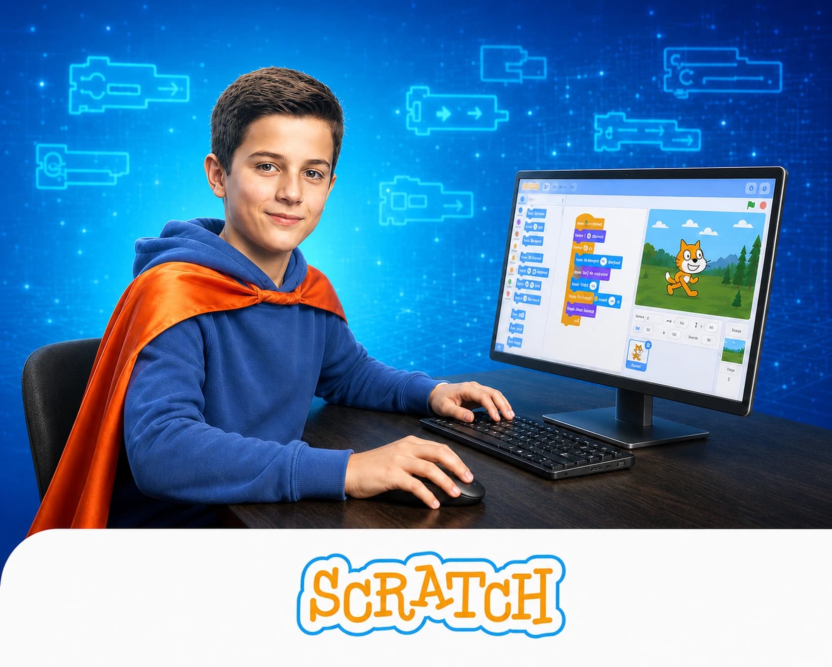 Bezpłatne zajęcia clickON - Scratch ONLINE
