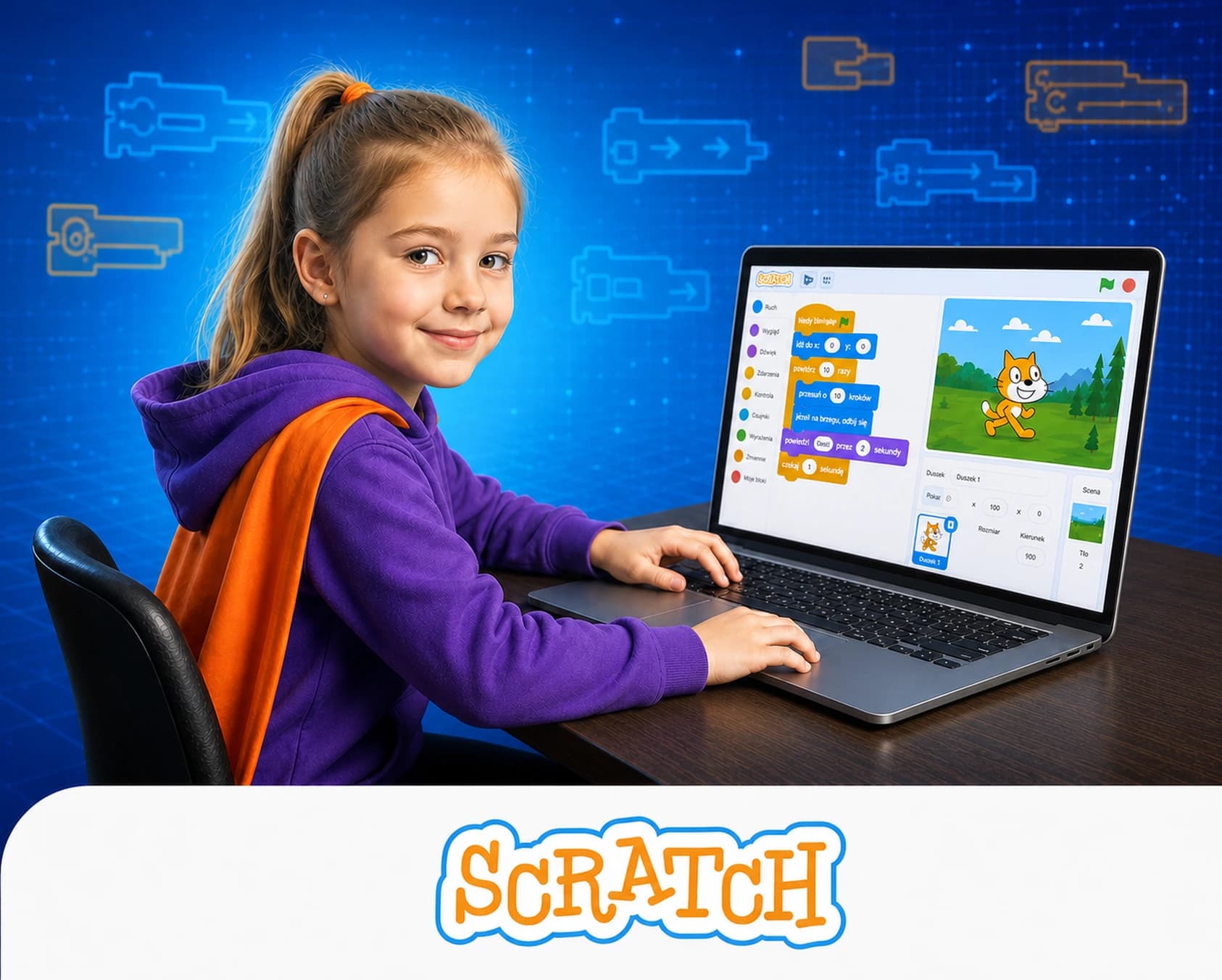 Bezpłatne zajęcia clickON - Scratch ONLINE