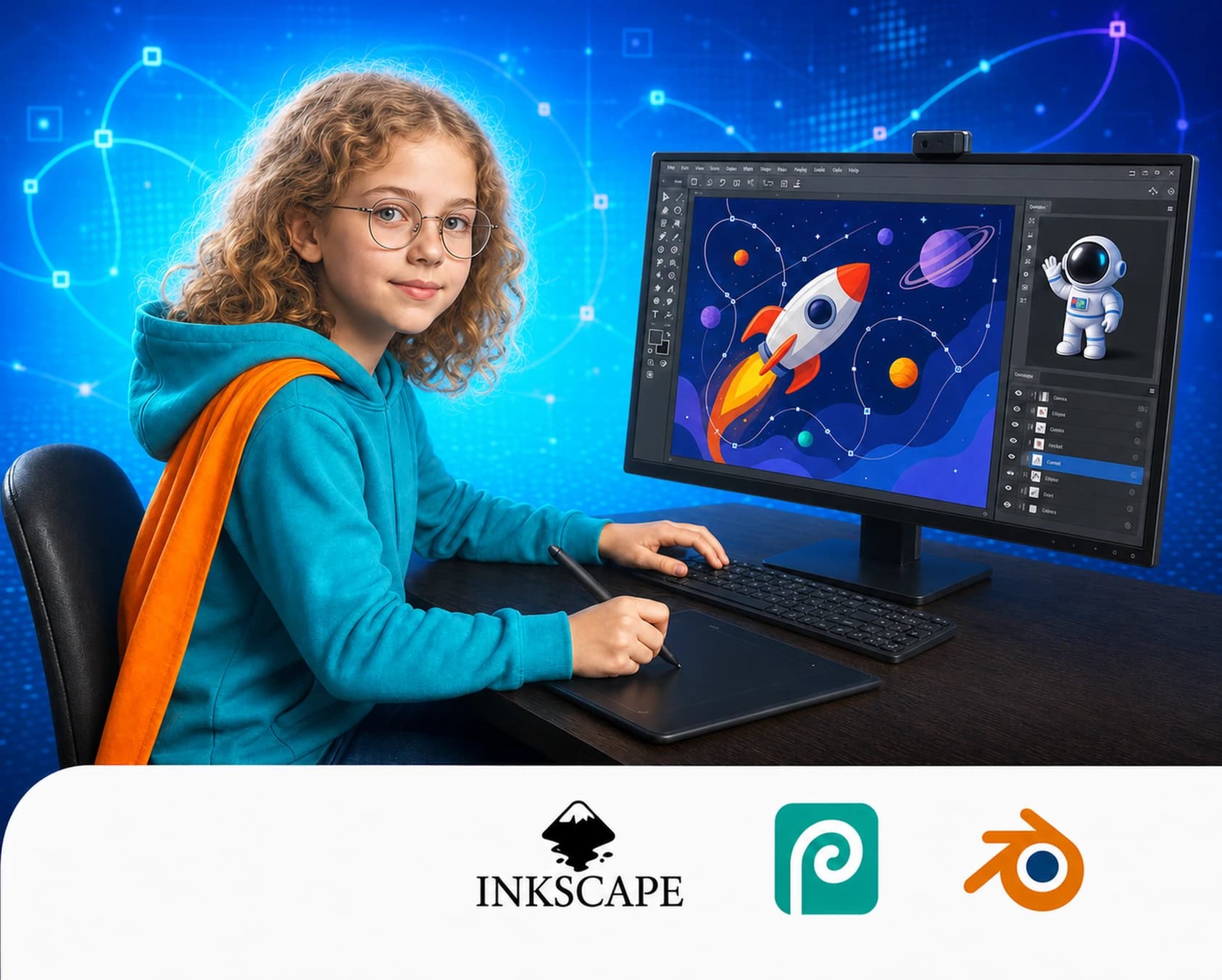 Bezpłatne zajęcia clickON - Grafika 2D ONLINE