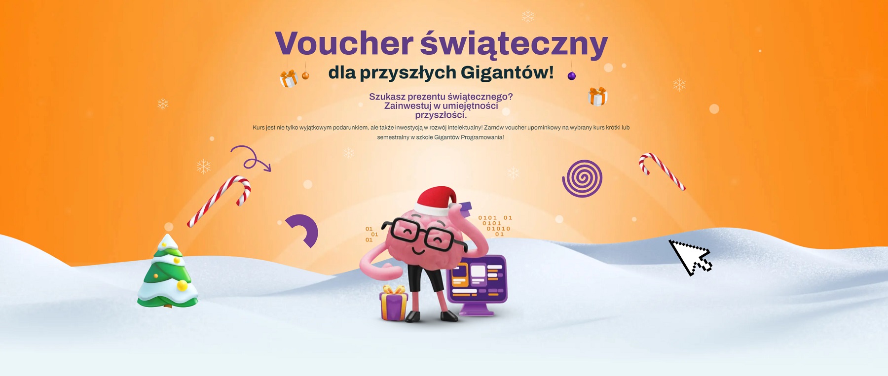 Giganci Programowania kodowanie dla dzieci Voucher podarunkowy