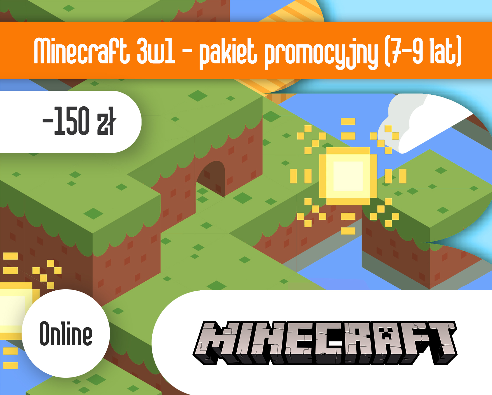 Minecraft 3w1 ONLINE - pakiet promocyjny 
