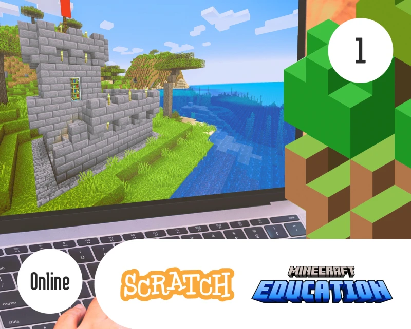 Programy i Gry Komputerowe część 1 (Scratch, Minecraft Education) ONLINE